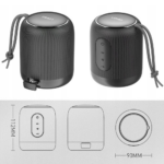 Bluetooth zvucnik LDNIO BTS 12, 5W, sivi - Slika 9