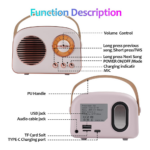 Bluetooth zvucnik T20 beli - Slika 6