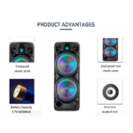 Bluetooth zvucnik ZQS-8210 2x8" - Slika 9
