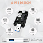 Univerzalni čitač kartica sa USB i Type-C konektorom 6u1 - Slika 12