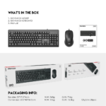 Combo mis i tastatura Fantech GO KM-103 crni - Slika 11