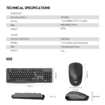 Combo mis tastatura wireless Fantech WK-894 crni - Slika 8