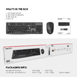 Combo mis tastatura wireless Fantech WK-894 crni - Slika 9