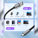 Data kabl Coteci 87313 60W 10 Gbps USB 3.0 na Type C crni 2m - Slika 3