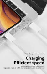 Data kabl Coteci CS2165 3A PD na iPhone lightning beli 1m - Slika 6