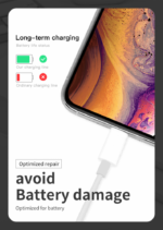 Data kabl Coteci CS2165 3A PD na iPhone lightning beli 1m - Slika 7
