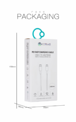 Data kabl Coteci CS2165 3A PD na iPhone lightning beli 1m - Slika 10