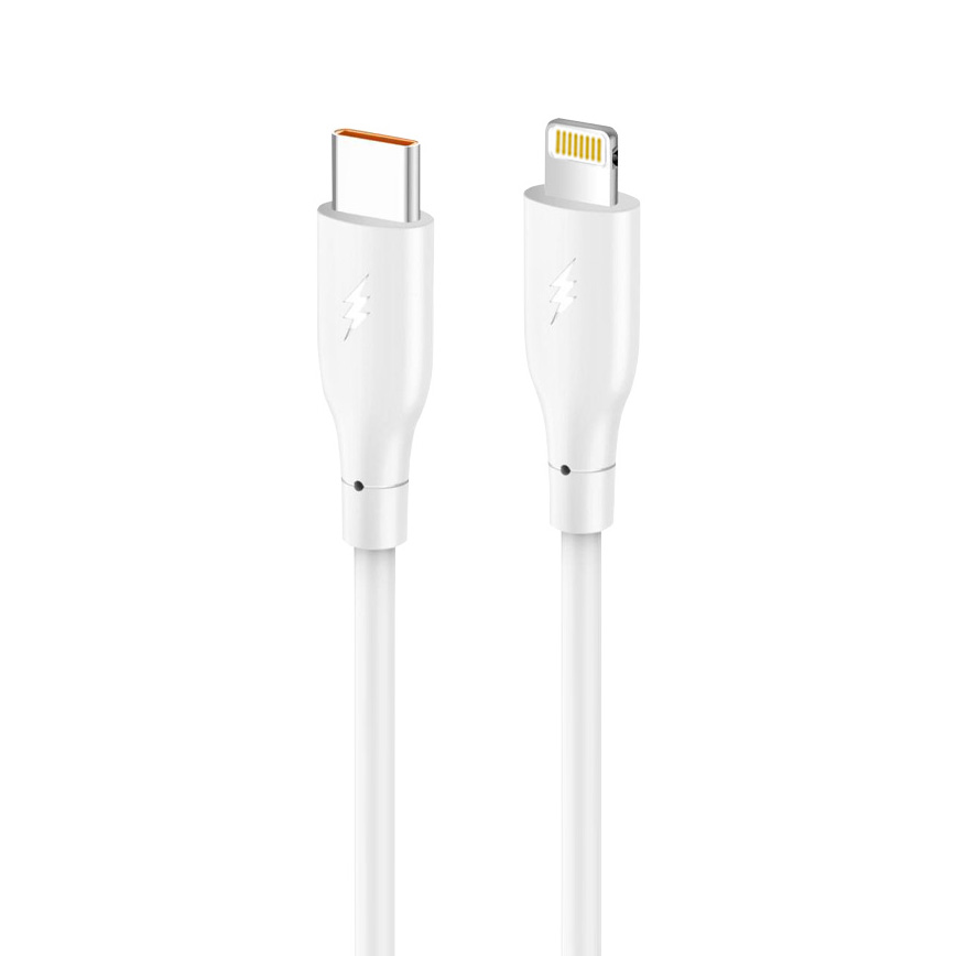 data-kabl-konfulon-dc66-27w-type-c-na-lightning-beli-1m-231975-404458.png Data kabl KONFULON DC66, 27W, Type C na Lightning beli 1m - Slika 1