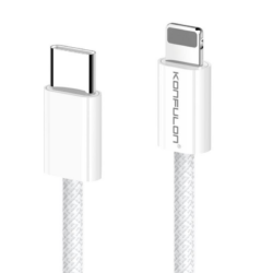 Data kabl KONFULON DC81 27W Type C na iPhone lightning beli 1m