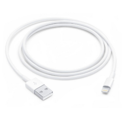 Data kabl L za iPhone 11-14 USB na Lightning beli 1m