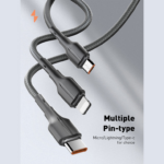Data kabl LDNIO LS851 25W Fast micro USB sivi 1m - Slika 7