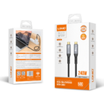 Data kabl LDNIO TC11c, USB 4.0, PD3.1, 240W, 40Gbps, 8K 60Hz PD na Type C crni 1m - Slika 8