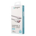 Data kabl Pluginn fast 25W USB na lightning beli 1m - Slika 2