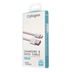 Data kabl Pluginn fast 25W USB na micro USB beli 1m - Slika 2