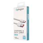 Data kabl Pluginn fast 25W USB na Type C beli 2m - Slika 2