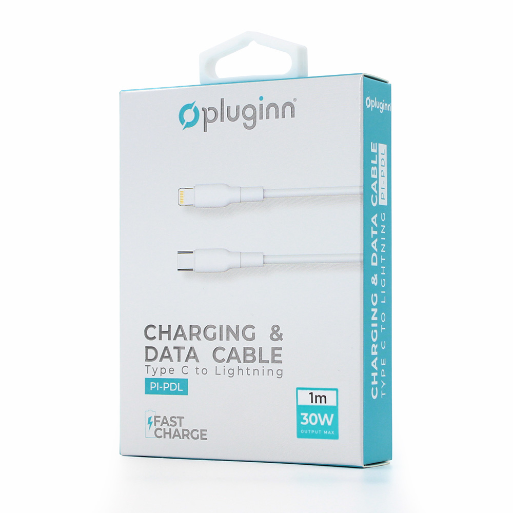 data-kabl-pluginn-pi-pdl-30w-type-c-na-lightning-beli-1m-195238-301493.png Data Kabl Pluginn PI-PDL 30W Type C na Lightning beli 1m - Slika 1