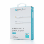 Data Kabl Pluginn PI-PDL 30W Type C na Lightning beli 2m - Slika 2