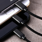 Data kabl REMAX Gition RC-131 3u1 za iPhone Lightning/Micro USB/Type C crni 1m - Slika 4