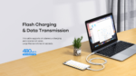 Data kabl REMAX RC-191 Fast Charging PD 65W Type C na Type C beli - Slika 6