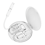 Data kabl Travel Set (Type C, Lightning, Micro USB) All in 1 beli - Slika 2