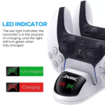Dobe TP5-0506 stalak-punjač za dva gamepada PS5 beli - Slika 9