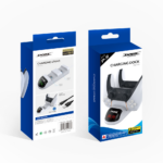 Dobe TP5-0506 stalak-punjač za dva gamepada PS5 beli - Slika 10