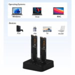 Docking station MAIWO K3016P2, Type C 3.2 na 2x M.2 NVMe clone crni - Slika 10