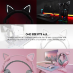 Dodatak za slusalice macije usi Fantech AC5001 Meow Sakura - Slika 3