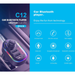FM transmiter C12 USB PD Bluetooth 5.0 12-24V handsfree crni - Slika 2