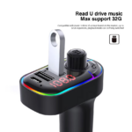 FM transmiter C12 USB PD Bluetooth 5.0 12-24V handsfree crni - Slika 9