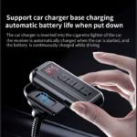 FM transmiter Y4 USB TF Bluetooth 5.0, call ID, modlularni, handsfree crni - Slika 6