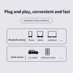 FM transmiter Y4 USB TF Bluetooth 5.0, call ID, modlularni, handsfree crni - Slika 9