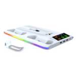 HA8008 EL RGB multifunkcionalni punjac i cooler za PS5 konzolu beli - Slika 2