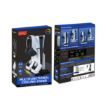 HA8008  EL RGB multifunkcionalni punjac i cooler za PS5 konzolu crni - Slika 10