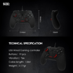 Joypad Fantech GP13 Shooter II crni - Slika 10
