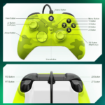 Joypad WIFI kontroler za XBOX One, XBOX X series, PC Windows, PS 3 army zelena - Slika 4