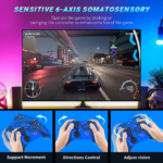 Joypad WIFI kontroler za XBOX One, XBOX X series, PC Windows, PS 3 mermerno plava - Slika 5