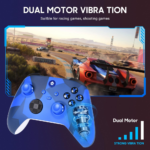 Joypad WIFI kontroler za XBOX One, XBOX X series, PC Windows, PS 3 mermerno plava - Slika 7