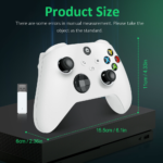 Joypad WIFI kontroler za XBOX One, XBOX X series, PC Windows, PS 3 mermerno plava - Slika 12