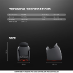 Joypad wireless charging dock Fantech ACGP05 WGP16, PS5 compatible beli - Slika 10