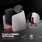 Joypad wireless charging dock Fantech ACGP05 WGP16, PS5 compatible crni - Slika 7