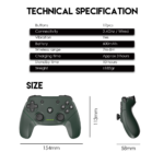 Joypad wireless Fantech WGP12 Revolver beli - Slika 9