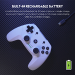 Joypad wireless Fantech WGP12 Revolver beli - Slika 12