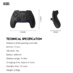 Joypad wireless Fantech WGP12 Revolver crni - Slika 7