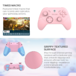 Joypad wireless Fantech WGP13S Revolver III Sakura - Slika 7