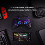 Joypad wireless Fantech WGP14V2 NOVA PRO multiplatform RGB CLEAR crni - Slika 8