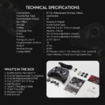 Joypad wireless Fantech WGP15 EOS PRO multiplatform RGB plavi - Slika 4