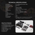 Joypad wireless Fantech WGP15 EOS PRO multiplatform RGB rainbow - Slika 12