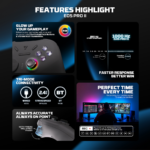 Joypad wireless Fantech WGP15V2 EOS PRO II multiplatform RGB beli - Slika 7