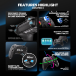Joypad wireless Fantech WGP15V2 EOS PRO II multiplatform RGB crni - Slika 5